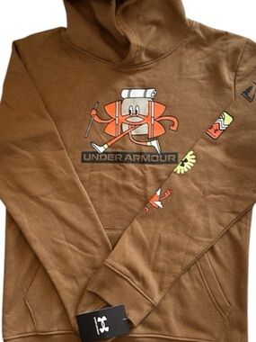 New Under Armour kids Camping Hoodie Sweatshirt